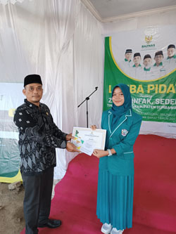 LOMBA PIDATO SEBAGAI AJANG PROMOSI BAZNAS KSB TINGKAT MILENIAL